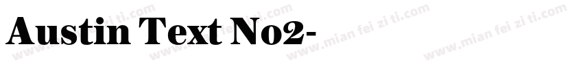Austin Text No2字体转换